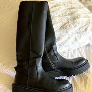 Long platform boots